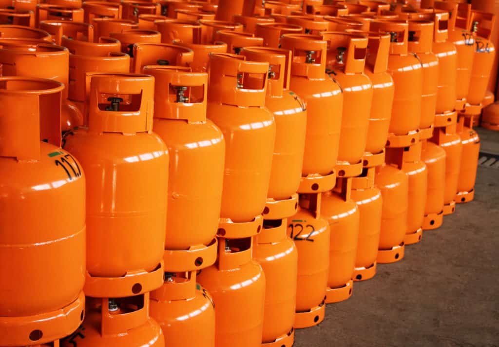 propane cylinder storage