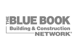 transparent logo of the blue book building and construction network