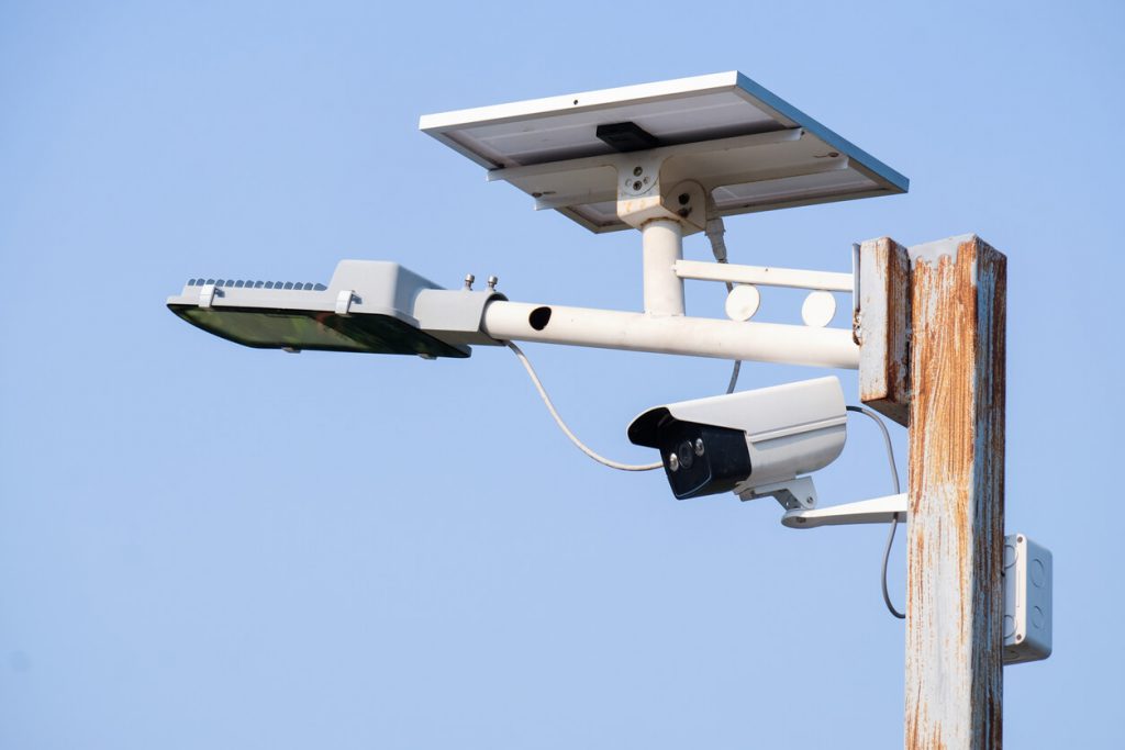 solar power video surveillance